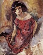 Jules Pascin The beautiful girl from England oil painting artist